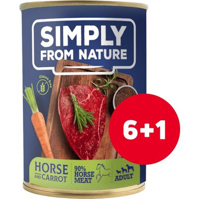 Simply from Nature Pferdefleisch Hundefutter - Pferd & Leinsamen Simply from Nature Pferdefleisch Hundefutter - Pferd & Leinsamen