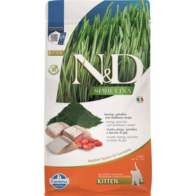 FARMINA N&D Spirulina Kitten Herring and Wolfberry 50g FARMINA N&D Spirulina Kitten Herring and Wolfberry 50g