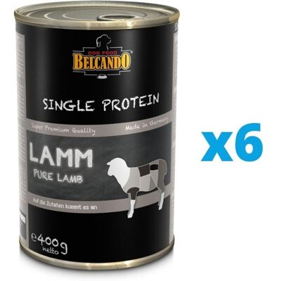BELCANDO Single Protein Lamm 6x400 g BELCANDO Single Protein Lamm 6x400 g
