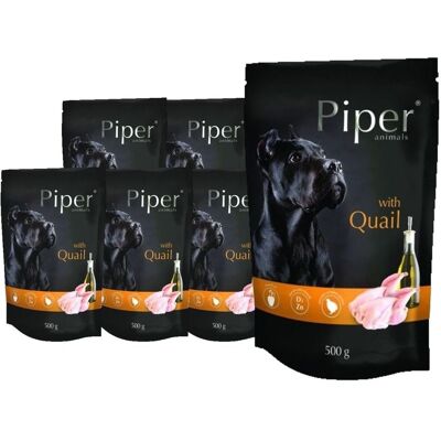 Dolina Noteci Piper Animals Wachtel 10 x 500 g Nassfutter für Hunde Dolina Noteci Piper Animals Wachtel 10 x 500 g Nassfutter für Hunde