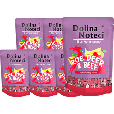 Dolina Noteci Superfood - Hirsch und Rind - Nassfutter für Hunde - 300 g Dolina Noteci Superfood - Hirsch und Rind - Nassfutter für Hunde - 300 g