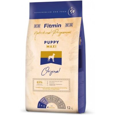 FITMIN Hund Maxi Welpe - Superpremium Hundefutter für große Rassen FITMIN Hund Maxi Welpe - Superpremium Hundefutter für große Rassen