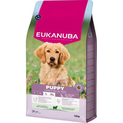 EUKANUBA Puppy Large Breeds Lamb Rice 12 kg sucha karma dla szczeniąt ras dużych bogata w jagnięcinę i ryż EUKANUBA Puppy Large Breeds Lamb Rice 12 kg sucha karma dla szczeniąt ras dużych bogata w jagnięcinę i ryż