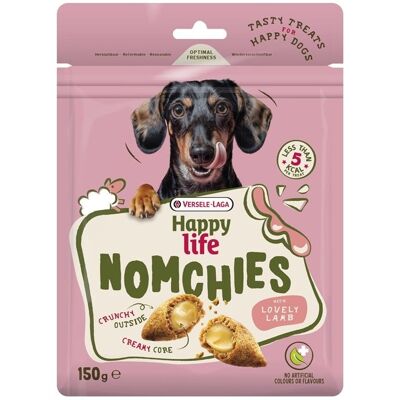 VERSELE-LAGA Happy Life Snack Nomchies Lamb Snack zur Unterstützung der Verdauung 150g VERSELE-LAGA Happy Life Snack Nomchies Lamb Snack zur Unterstützung der Verdauung 150g