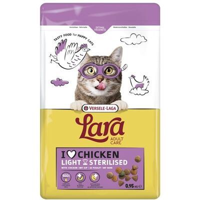 VERSELE-LAGA Lara Adult Light Sterilized Futter für sterilisierten Katzen 900g VERSELE-LAGA Lara Adult Light Sterilized Futter für sterilisierten Katzen 900g