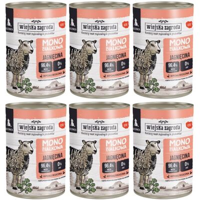 Wiejska Zagroda Hund 12 x 400 g - Hundefutter Wiejska Zagroda Hund 12 x 400 g - Hundefutter