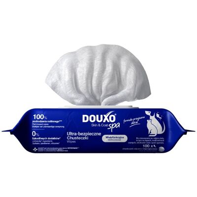 DOUXO Skin & Coat Spa Wipes Tücher für Haut und Fell für Hunde und Katzen 100 St. DOUXO Skin & Coat Spa Wipes Tücher für Haut und Fell für Hunde und Katzen 100 St.