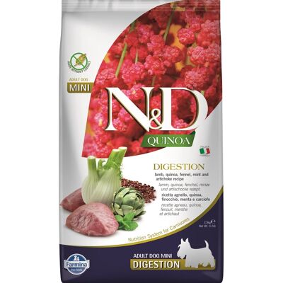 FARMINA N&D Quinoa Digestion mit Lamm, Quinoa und Fenchel für adulte kleine Hunde 100 g FARMINA N&D Quinoa Digestion mit Lamm, Quinoa und Fenchel für adulte kleine Hunde 100 g