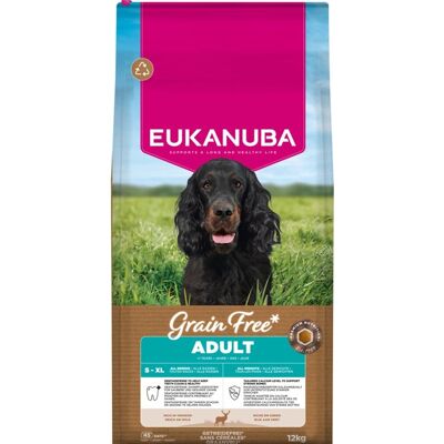 EUKANUBA Grain Free Adult Venison 12 kg bezzbóżowa karma dla psów z dziczyzną EUKANUBA Grain Free Adult Venison 12 kg bezzbóżowa karma dla psów z dziczyzną
