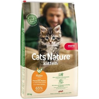 MERA Cats Nature Kitten Chicken Trockenfutter mit Huhn für Kätzchen 10 kg MERA Cats Nature Kitten Chicken Trockenfutter mit Huhn für Kätzchen 10 kg