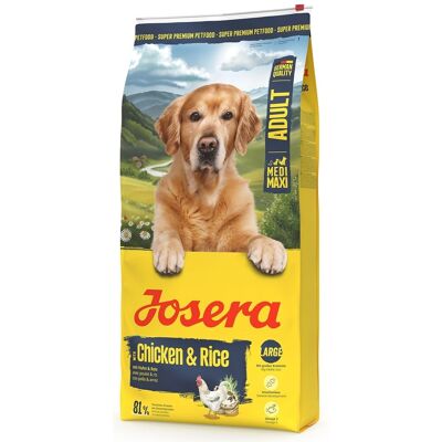 JOSERA Chicken with Rice Adult 12,5kg lekkostrawna karma dla średnich i dużych ras JOSERA Chicken with Rice Adult 12,5kg lekkostrawna karma dla średnich i dużych ras