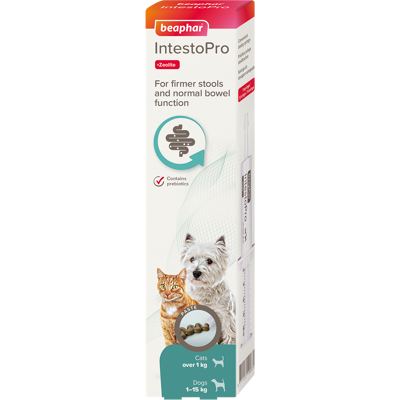 Beaphar IntestoPro Paste zur Unterstützung der Stuhlverdichtung 20ml für Hunde (bis 15kg) und Katzen Beaphar IntestoPro Paste zur Unterstützung der Stuhlverdichtung 20ml für Hunde (bis 15kg) und Katzen