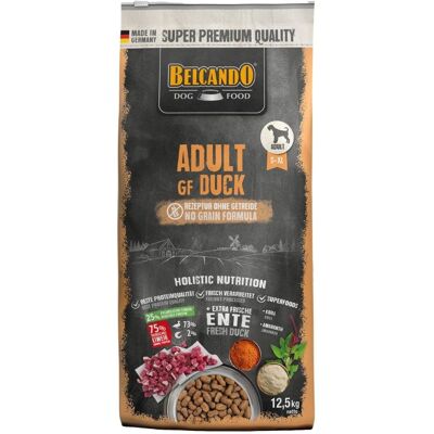 BELCANDO Adult Grain Free Duck Trockenfutter mit Ente für alle adulte Hunde getreidefrei 12,5 kg BELCANDO Adult Grain Free Duck Trockenfutter mit Ente für alle adulte Hunde getreidefrei 12,5 kg