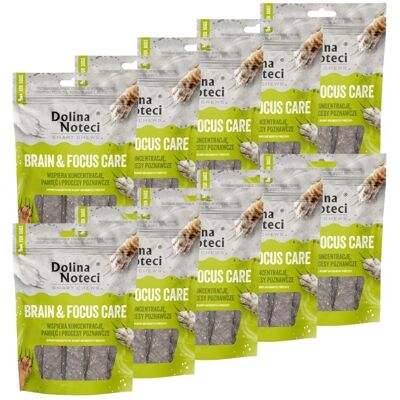 DOLINA NOTECI Smart Chews Brain & Focus Care Unterstützung der kognitiven Funktionen, getrocknete Leckerlis für Hunde 10x100g DOLINA NOTECI Smart Chews Brain & Focus Care Unterstützung der kognitiven Funktionen, getrocknete Leckerlis für Hunde 10x100g