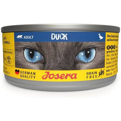 JOSERA Adult Duck Nassfutter mit Ente für adulte Katzen 12x85g JOSERA Adult Duck Nassfutter mit Ente für adulte Katzen 12x85g