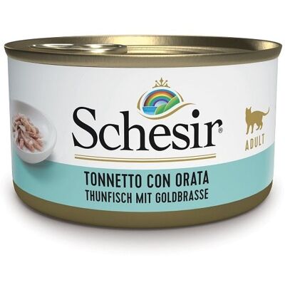 Schesir Thunfisch mit Seebarsch Katzenfutter - Nassfutter, 85g Schesir Thunfisch mit Seebarsch Katzenfutter - Nassfutter, 85g