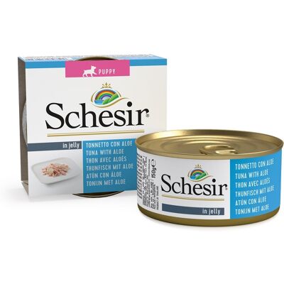 Schesir Welpen Thunfisch Aloe Dosen 18x150G - Hundefutter Schesir Welpen Thunfisch Aloe Dosen 18x150G - Hundefutter