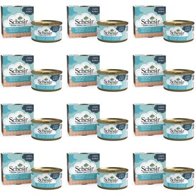 Schesir Kitten Thunfisch mit Aloe - Dose Katzenfutter Schesir Kitten Thunfisch mit Aloe - Dose Katzenfutter