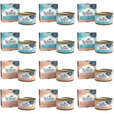 Schesir Kitten Thunfisch mit Aloe - Dose Katzenfutter Schesir Kitten Thunfisch mit Aloe - Dose Katzenfutter