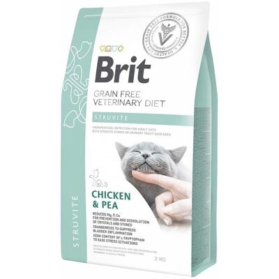 Brit Veterinary Grain Free Katzenfutter Struvit 2 kg - Harnwegsgesundheit Brit Veterinary Grain Free Katzenfutter Struvit 2 kg - Harnwegsgesundheit