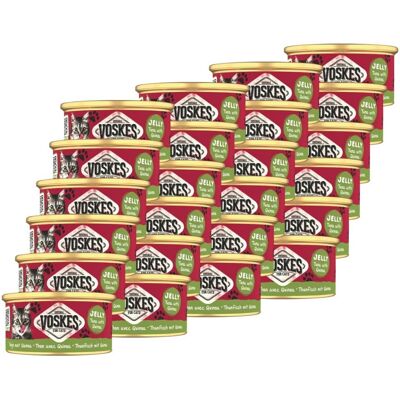 VOSKES Nassfutter mit Thunfisch und Quinoa in Gelee für Katzen 24x85 g VOSKES Nassfutter mit Thunfisch und Quinoa in Gelee für Katzen 24x85 g