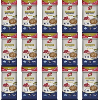 FARMINA N&D Quinoa Digestion cremiger Snacks mit Huhn und Thunfisch für Katzen mit empfindlicher Verdauung 15x60 g FARMINA N&D Quinoa Digestion cremiger Snacks mit Huhn und Thunfisch für Katzen mit empfindlicher Verdauung 15x60 g