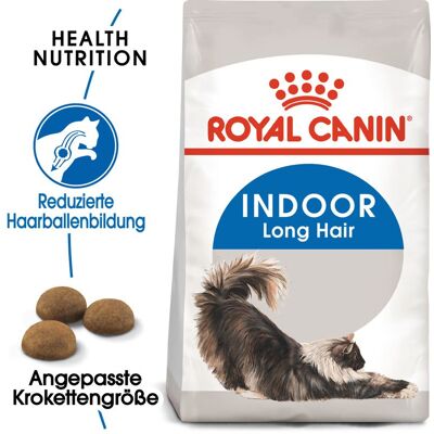 8IN1 ROYAL CANIN INDOOR Longhair Trockenfutter für Wohnungskatzen mit langem Fell 2 kg 8IN1 ROYAL CANIN INDOOR Longhair Trockenfutter für Wohnungskatzen mit langem Fell 2 kg