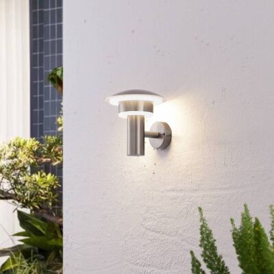 LED Außenwandleuchte LILLIE Lindby, alu / grau / zink, Edelstahl, Modern LED Außenwandleuchte LILLIE Lindby, alu / grau / zink, Edelstahl, Modern