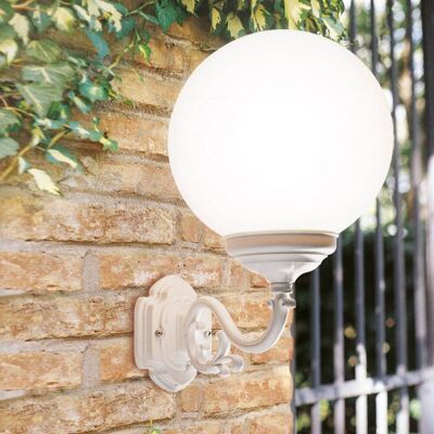 LCD - Aplique exterior 1130 - Weiß - Außenwandlampe LCD - Aplique exterior 1130 - Weiß - Außenwandlampe