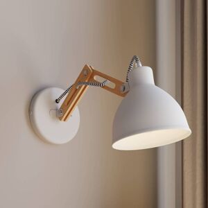 Euluna Wandlampe mit verstellbarem Holzarm - Beleuchtung Euluna Wandlampe mit verstellbarem Holzarm - Beleuchtung