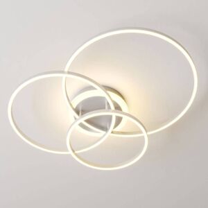 Lindby Tula Moderne graue Aluminium Deckenleuchte - Deckenlampe Lindby Tula Moderne graue Aluminium Deckenleuchte - Deckenlampe