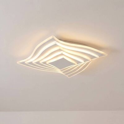 LED Deckenleuchte Rebeka Lindby, dimmbar, weiß / opal, für Wohn- / Esszimmer, Metall, Modern LED Deckenleuchte Rebeka Lindby, dimmbar, weiß / opal, für Wohn- / Esszimmer, Metall, Modern