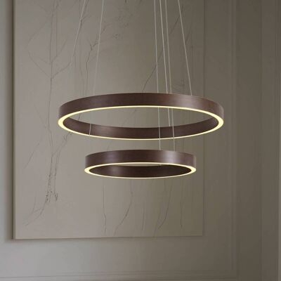 Hängeleuchte Yonam Lucande, dimmbar, braun / rost, für Wohn- / Esszimmer, Metall, Modern Hängeleuchte Yonam Lucande, dimmbar, braun / rost, für Wohn- / Esszimmer, Metall, Modern