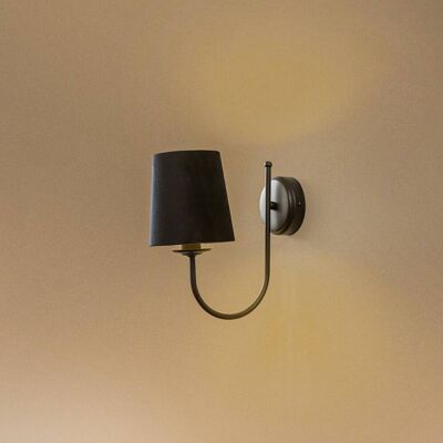 Wandleuchte Bona Euluna, dimmbar, schwarz, für Wohn- / Esszimmer, Metall, Modern Wandleuchte Bona Euluna, dimmbar, schwarz, für Wohn- / Esszimmer, Metall, Modern