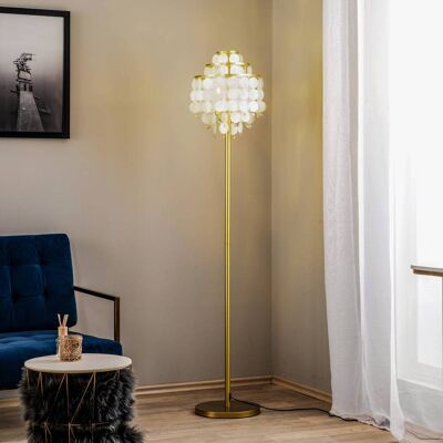 Stehlampe Ruben ONLI, messing / gold, für Wohn- / Esszimmer, Metall Stehlampe Ruben ONLI, messing / gold, für Wohn- / Esszimmer, Metall