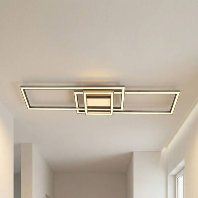 LED Deckenleuchte Mairin Lindby, dimmbar, alu / grau / zink, für Wohn- / Esszimmer, Aluminium, Modern LED Deckenleuchte Mairin Lindby, dimmbar, alu / grau / zink, für Wohn- / Esszimmer, Aluminium, Modern