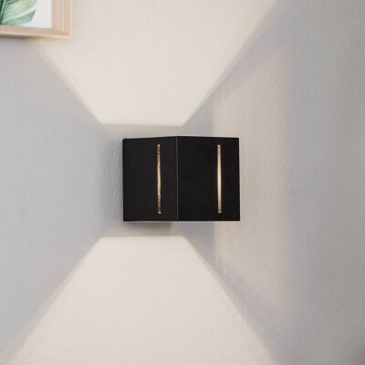 SOLLUX LIGHTING Wandleuchte Up/Down Aluminium Schwarz - Wandlampe SOLLUX LIGHTING Wandleuchte Up/Down Aluminium Schwarz - Wandlampe