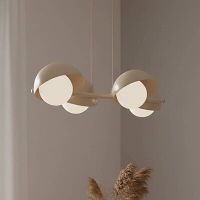 Glas Hängeleuchte Boom 4 EMIBIG LIGHTING, dimmbar, creme / amber, für Wohn- / Esszimmer, Glas, Modern Glas Hängeleuchte Boom 4 EMIBIG LIGHTING, dimmbar, creme / amber, für Wohn- / Esszimmer, Glas, Modern
