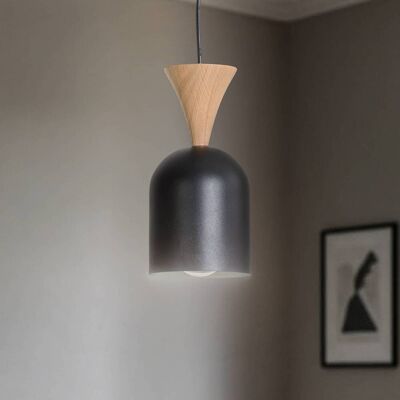 Hängeleuchte Nolan Lamkur, dimmbar, schwarz, für Wohn- / Esszimmer, Metall, Skandinavisch Hängeleuchte Nolan Lamkur, dimmbar, schwarz, für Wohn- / Esszimmer, Metall, Skandinavisch