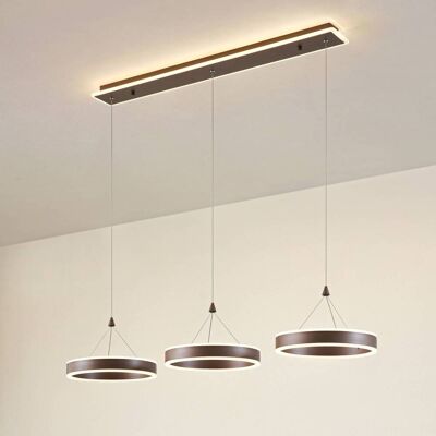 Hängeleuchte Kolo Lucande, dimmbar, braun / rost, für Wohn- / Esszimmer, Modern Hängeleuchte Kolo Lucande, dimmbar, braun / rost, für Wohn- / Esszimmer, Modern