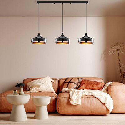 Hängeleuchte Yildo Opviq, dimmbar, schwarz, für Wohn- / Esszimmer, Metall, Modern Hängeleuchte Yildo Opviq, dimmbar, schwarz, für Wohn- / Esszimmer, Metall, Modern