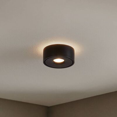 LED Deckenleuchte Rotari Arcchio, dimmbar, schwarz, für Wohn- / Esszimmer, Aluminium, Modern LED Deckenleuchte Rotari Arcchio, dimmbar, schwarz, für Wohn- / Esszimmer, Aluminium, Modern