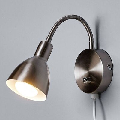 Wandleuchte AMREI Lindby, dimmbar, alu / grau / zink, für Wohn- / Esszimmer, Metall, Modern Wandleuchte AMREI Lindby, dimmbar, alu / grau / zink, für Wohn- / Esszimmer, Metall, Modern