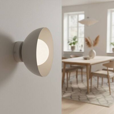 Wandleuchte Bibi K1 EMIBIG LIGHTING, dimmbar, alu / grau / zink, für Wohn- / Esszimmer, Glas, Modern Wandleuchte Bibi K1 EMIBIG LIGHTING, dimmbar, alu / grau / zink, für Wohn- / Esszimmer, Glas, Modern