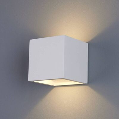Wandleuchte MARITA Lindby, weiß / opal, für Flurbereich, Gips / Ton, Modern Wandleuchte MARITA Lindby, weiß / opal, für Flurbereich, Gips / Ton, Modern