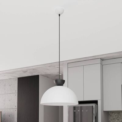 Hängeleuchte Lunaro EMIBIG LIGHTING, dimmbar, weiß / opal, für Wohn- / Esszimmer, Metall, Modern Hängeleuchte Lunaro EMIBIG LIGHTING, dimmbar, weiß / opal, für Wohn- / Esszimmer, Metall, Modern