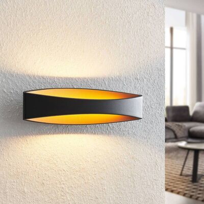 Wandleuchte Jelle Arcchio, schwarz, für Wohn- / Esszimmer, Aluminium, Modern Wandleuchte Jelle Arcchio, schwarz, für Wohn- / Esszimmer, Aluminium, Modern