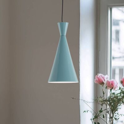 Hängeleuchte Tom Opviq, dimmbar, blau, für Wohn- / Esszimmer, Metall, Junges Wohnen Hängeleuchte Tom Opviq, dimmbar, blau, für Wohn- / Esszimmer, Metall, Junges Wohnen