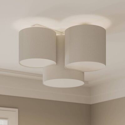 TK Lighting Mona Weiße Halb-Flush Deckenleuchte - Deckenlampe TK Lighting Mona Weiße Halb-Flush Deckenleuchte - Deckenlampe