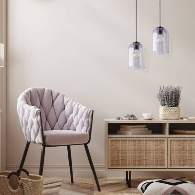 Glas Hängeleuchte Molly TK Lighting, dimmbar, violett / pink / rose, für Wohn- / Esszimmer, Glas, Modern Glas Hängeleuchte Molly TK Lighting, dimmbar, violett / pink / rose, für Wohn- / Esszimmer, Glas, Modern